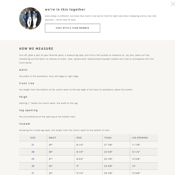 imogene + willie, Mens Charlie Raw Denim Jeans - Size 27 - Picture 5 of 5